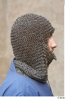 Photos Medieval Knight in mail armor 4 army chainmail head…